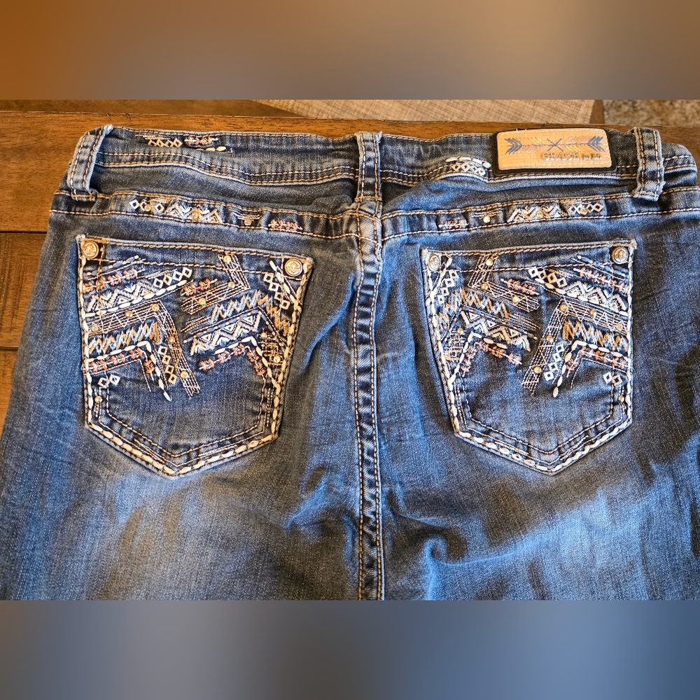 Grace Women's Blue Boot Cut Jeans